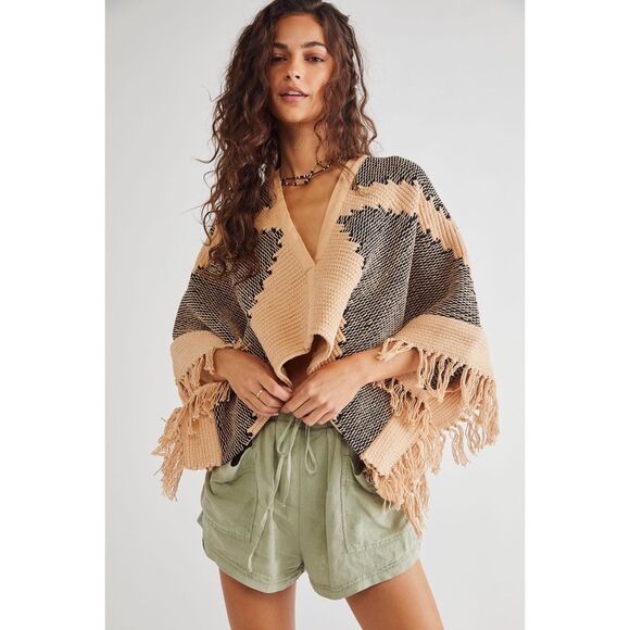 Free People Always You Woven Poncho TopMSRP $268 XS/S